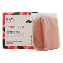صابون پاک کننده آرایش و ضد لک بیول (Biol) مدل Ostrich Soap وزن 100 گرم