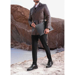 کفش مردانه چرم مشهد مدل J6198-001