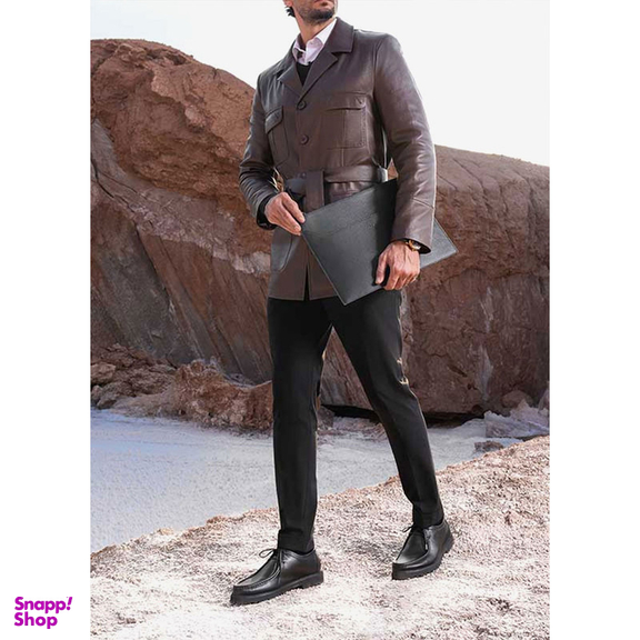 کفش مردانه چرم مشهد مدل J6198-001