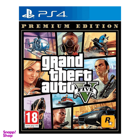 بازی ویدیویی RockStar مدل GTA V Premium Edition مناسب کنسول بازی سونی PS4