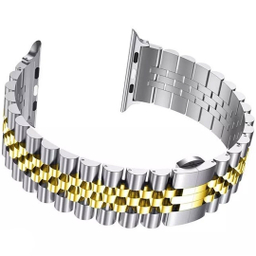 بند ساعت هوشمند طرح رولکس پنج بید مناسب اپل واچ