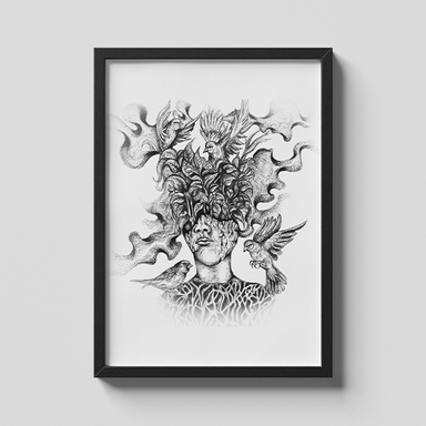 تابلو نقاشی مدل دژم