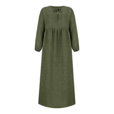 مانتو زنانه السانا مدل دلاوا کد 221053 رنگ زیتونی