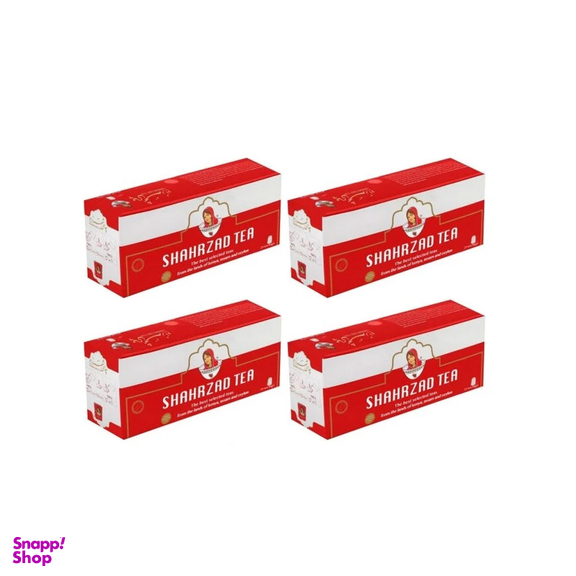 چای کیسه ای رویال شهرزاد وزن 70 گرم بسته 4 عددی