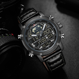 ساعت مچی عقربه ای مردانه نیوی فورس مدل 9160 BGYB