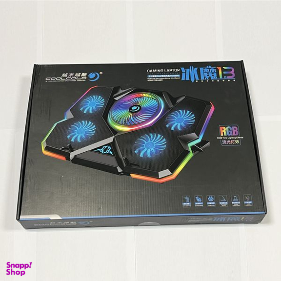 پایه خنک کننده لپ تاپ گیمینگ کول کلد مدل RGB 5FAN