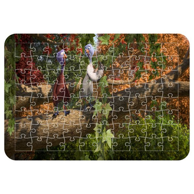 پازل 54 تکه اطلس آبی طرح کارتون بوقلمون ها مدل P1639