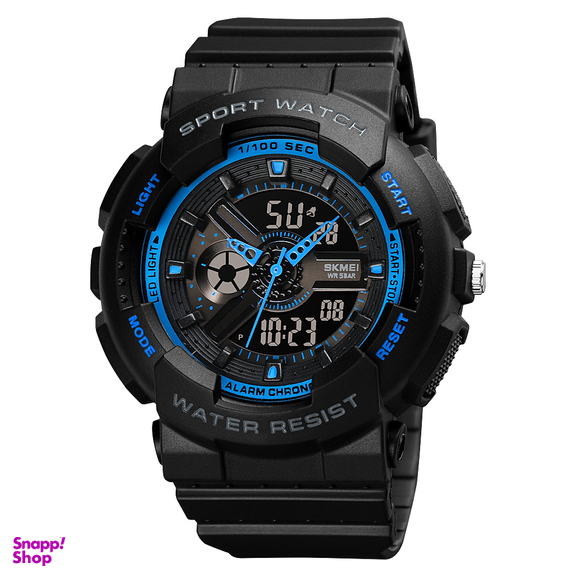 ساعت مچی عقربه ای اسکمی مدل 1689 رنگ آبی