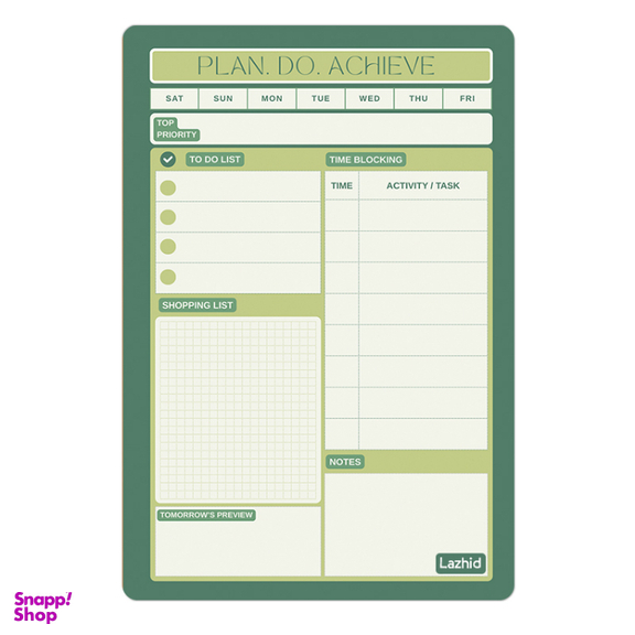 مگنت یخچال لاژید مدل پلنر روزانه کد MGNT063 سایز 20×30 سانتی متر