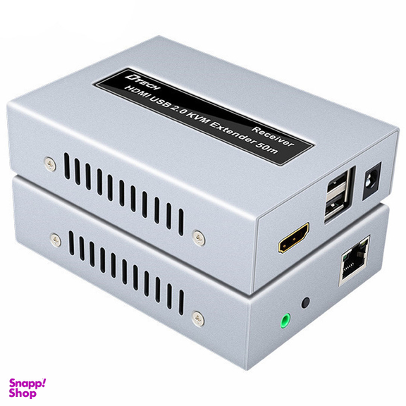 اکستندر HDMI دیتک (D Tech) مدل DT-7054 USB2.0 KVM محدوده 50 متر