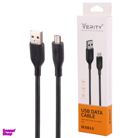 کابل تبدیل USB به MicroUSB وریتی مدل CB3148A طول 1 متر