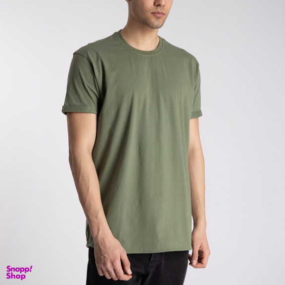 تیشرت اورسایز مردانه ایزی دو مدل 100177007841193170 رنگ سدری