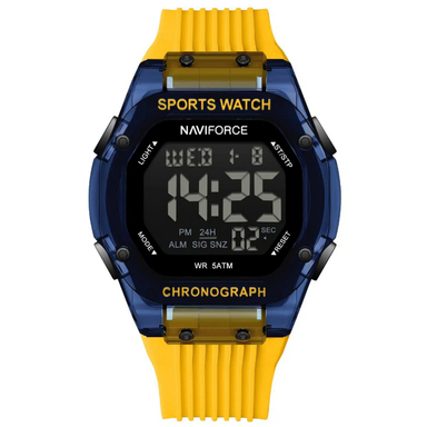 ساعت دیجیتال نیوی فورس مدل Naviforce Nf7113 رنگ آبی زرد