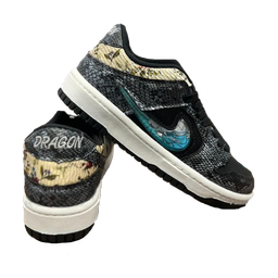 کتانی زنانه طرح نایکی مدل دراگون کد 1244 رنگ مشکی