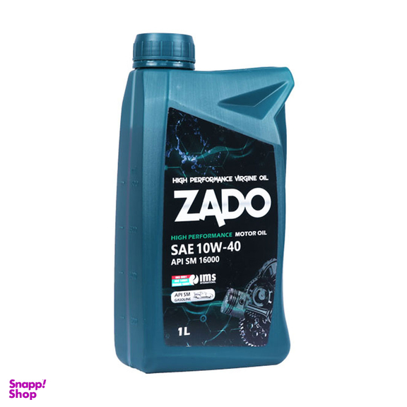 روغن موتور خودرو زادو مدل SAE 10W40-16000-SM حجم 1 لیتر