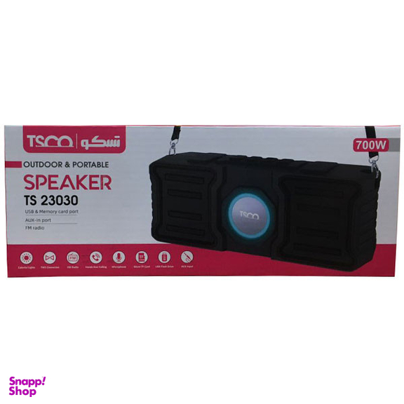 اسپیکر بلوتوثی قابل حمل تسکو مدل TS 23030