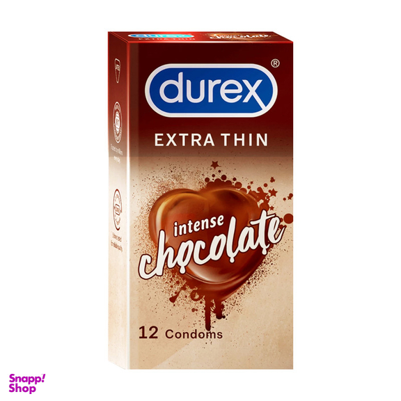 کاندوم دورکس مدل Extra Thin intense chocolate بسته 12 عددی
