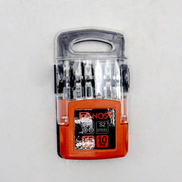 سری پیچ گوشتی یک سر چهارسو یک سر دو سو تانوس مدل YP-PH2/65MM مجموعه 10 عددی