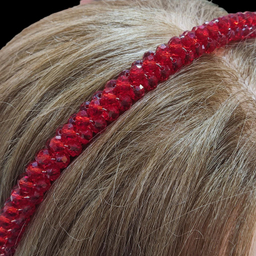 تل مو زنانه مدل کریستالی یلدایی 3رج کد YALDA05