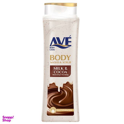 شامپو صورت و بدن اوه (Ave) مدل Milk & Cocoa وزن 380 گرم