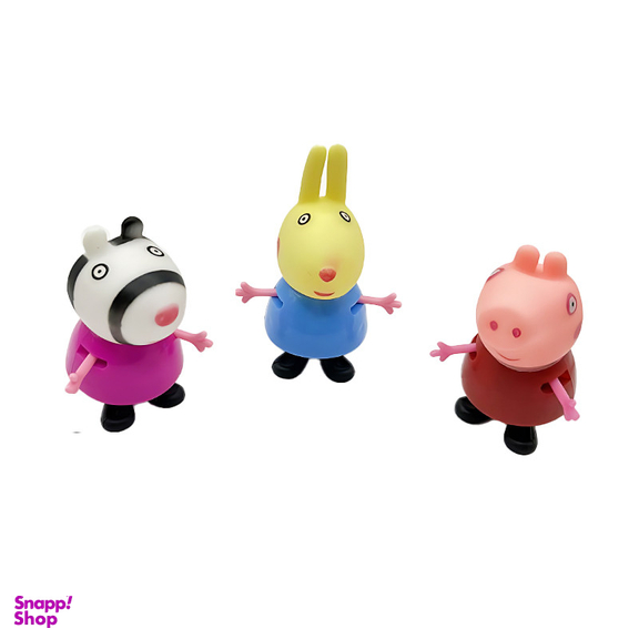 فیگور ناب سل مدل Peppa Pig کد FI11107 مجموعه 3 عددی