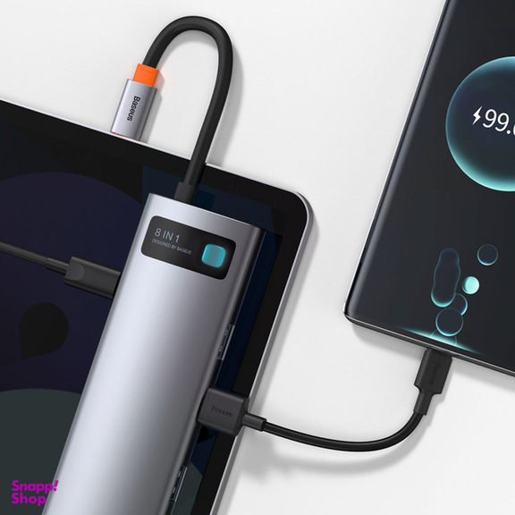 هاب 8 پورت USB-C باسیوس مدل CAHUB-CV0G