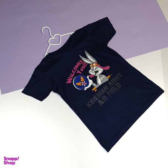 تاپ زنانه طرح خرگوش رنگ مشکی