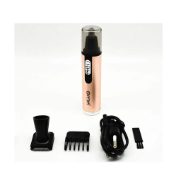 ماشین اصلاح موی صورت کیمی مدل KM-5017 به همراه موزن گوش و بینی و ابرو براون مدل BR-3007