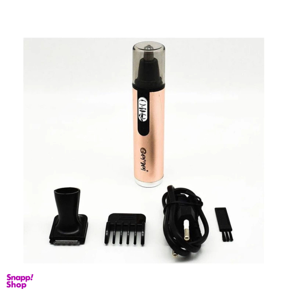 ماشین اصلاح موی صورت کیمی مدل KM-5017 به همراه موزن گوش و بینی و ابرو براون مدل BR-3007