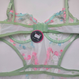 بادی زنانه نوشه پوش کد 90007 رنگ سفید