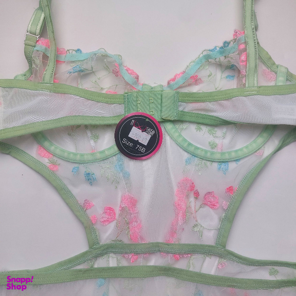 بادی زنانه نوشه پوش کد 90007 رنگ سفید