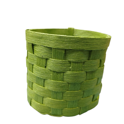 سبد حصیری کد 6127 رنگ سبز