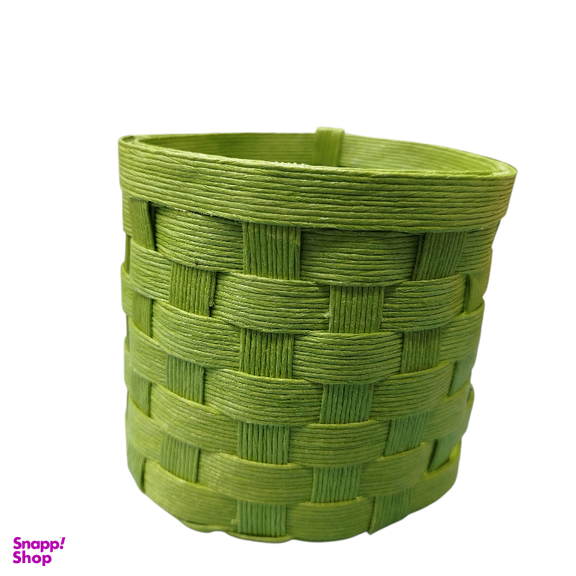 سبد حصیری کد 6127 رنگ سبز