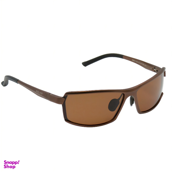 عینک آفتابی مردانه پلیس مدل POLICE S8812 رنگ قهوه ای