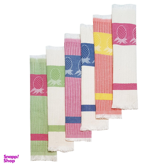 دستمال نظافت خانه و آشپزخانه نخ ماییلدا مدل 5399 بسته 6 عددی