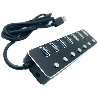 هاب USB 3.0 هفت پورت کی نت مدل K-HUAMH107