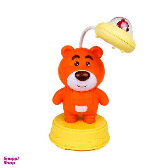 چراغ مطالعه شارژی تراش دار طرح خرس مدل 956