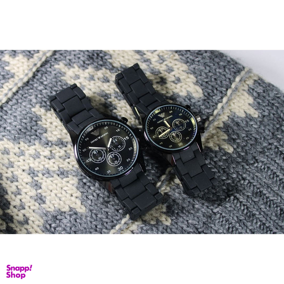 ست ساعت مچی عقربه ای زنانه و مردانه کد A-0002