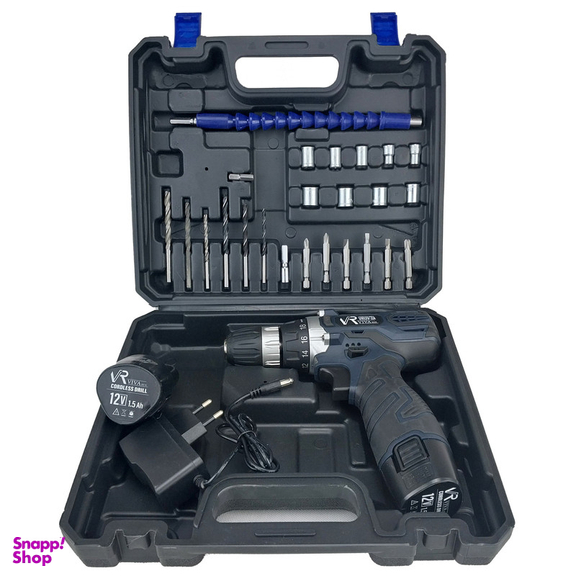 دریل پیچ گوشتی شارژی ویوارکس مدل VR12V-2A - مجموعه 28 عددی