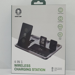 شارژر رومیزی گرین لاین مدل GN3IN1WCSBK