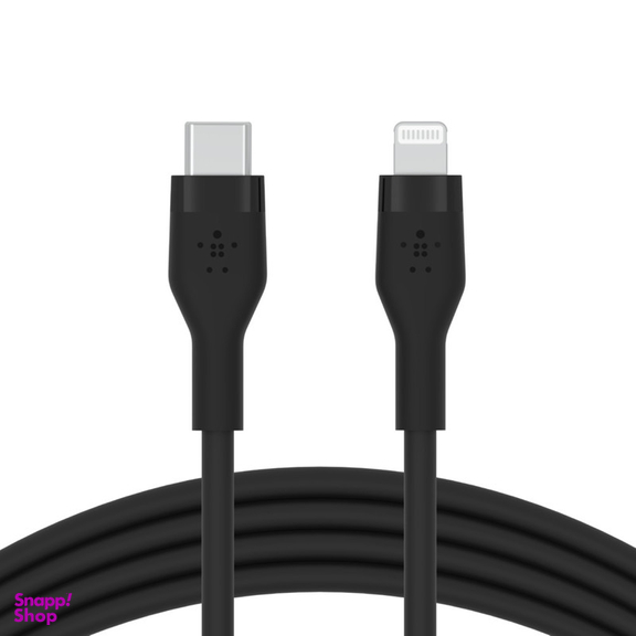 کابل تبدیل USB-C با لایتنینگ بلکین مدل CAA009bt3MBK طول 3 متر