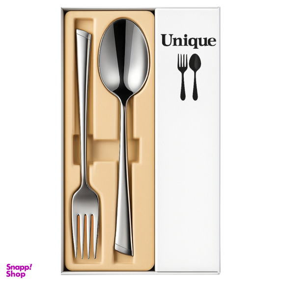 ست قاشق و چنگال 12 پارچه یونیک مدل اوریب 18/10 کد RAGA