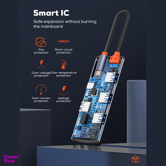 هاب 5 پورت USB-C الدینیو مدل DS-15U