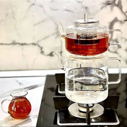 کتری و قوری پیرکس مادام کوکو مدل فلت کد 2321