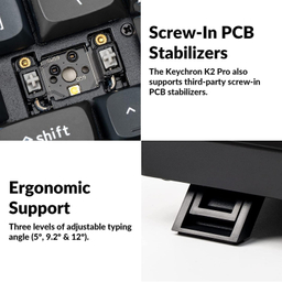 کیبورد بی سیم مخصوص بازی کیکرون مدل K8 Pro Aluminum RGB Red Switch