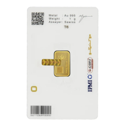 شمش طلا ۲۴ عیار توکنیکو کد 1002800