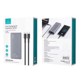پاوربانک یوسمز مدل CD165 ظرفیت 30000 میلی آمپر ساعت به همراه کابل USB-C
