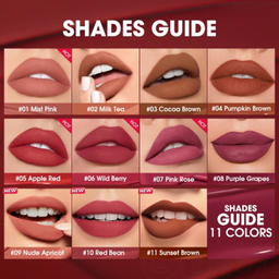 رژ لب مایع او تو او مدل لالی پاپ رنگ 01 mist pink