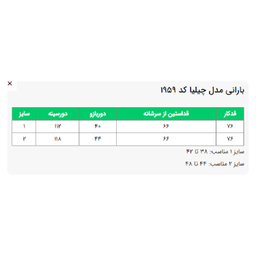 بارانی زنانه السانا مدل چیلیا کد 195976