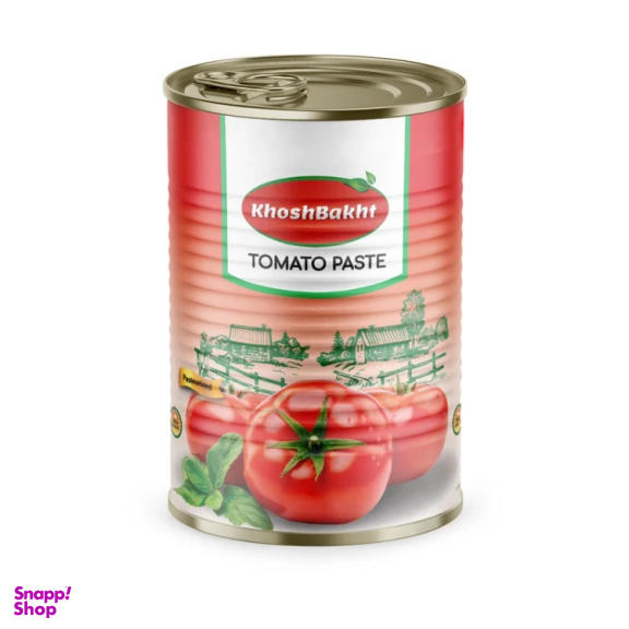 رب گوجه فرنگی خوشبخت وزن 400 گرم بسته 6 عددی